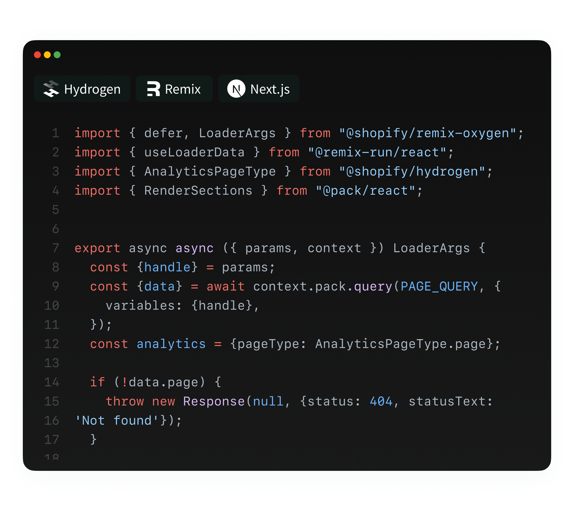 Next.js support